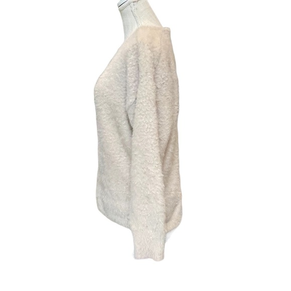 Lou & Grey  Fuzzy V-Neck Sweater Size: L - Picture 2 of 8